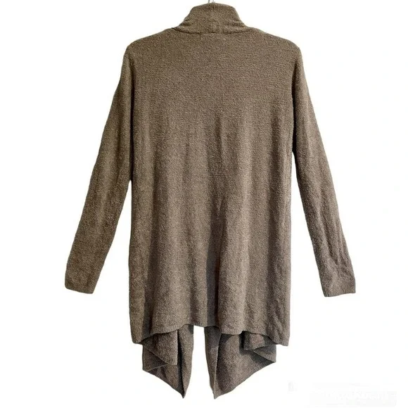 Barefoot Dreams Size S M Calypso Wrap Drape Cardigan Mineral Bamboo Chic… - Picture 6 of 9